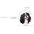 thumbnail image 3 of WIRESTER Large 3 inch Acrylic Ready to Hang Ornament, Hanging Ornaments for Christmas Tree Holidays Party Home Office Xmas Tree Decoration Gift - Tricolor Cavalier King Charles Spaniel Dog, 3 of 7