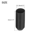 thumbnail image 2 of 15Pcs Heat Shrink End Cap 18mm ID x 45mm L 2.5:1 Ratio Heat Shrink Tubing Caps Lined Sealed Waterproof Black, 2 of 5