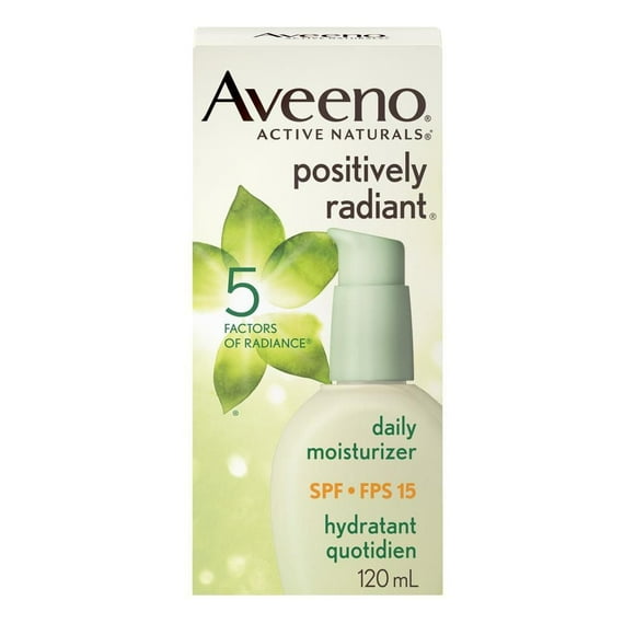 Aveeno Face Moisturizer SPF 15, Positively Radiant Facial Cream