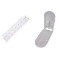 thumbnail image 1 of Pill Cutter + 7 Day Labeled Monday Through Sunday Pill Box Essential Organizer, Clear by Home Classic, 1 of 1