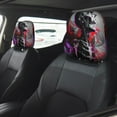 thumbnail image 4 of Headrest Covers for Cars Accessories Interior for Women Men 2Pcs - Artistic Skull Head Rest Cover for Car Decorations, Car Headrest Cover for Car Decor Interior, 4 of 8