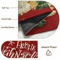 thumbnail image 6 of Area Rugs 2.7'x5', Red Christmas Carpet for Living Room Bedroom Dining Room, Xmas Tree Snowflake Winter Farmhouse Throw Kitchen Rugs Non Slip Washable Rectangle Indoor Outdoor Rugs, 6 of 8