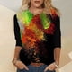 thumbnail image 2 of Tops de Mujer Blusas de Manga Larga Moda Casual Cuello Redondo Camiseta Suelta Otoño Jersey Odeerbi  ODB185397, 2 of 6