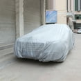 thumbnail image 4 of HHBEAUTY Housse de Voiture Imperméable Toutes Saisons Résistante aux Intempéries Protection Solaire UV Neige Poussière Tempête Résistante, Housse de Voiture Extérieure Complète Robuste, Ajustement Universel pour Berline, 4 of 9
