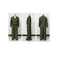 thumbnail image 3 of Women's Vintage Two Piece Set - Loose Fit Long Sleeve Button Down Shirt & High Waisted Wide Leg Pants Casual Lounge Outfit, 3 of 4