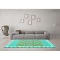 thumbnail image 3 of Ahgly Company Indoor Rectangle Southwestern Turquoise Blue Country Area Rugs, 8' x 12', 3 of 4
