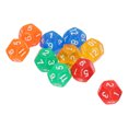 thumbnail image 3 of Dados De Juego, 5 Colores, 12 Caras, Evitan La Oxidación, Dados Transparentes, Varios Colores, 40 Piezas Para Juegos De Mesa, 3 of 7