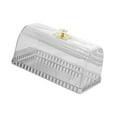 thumbnail image 4 of Taquillo transparente Tapa de alimentos Tapa del pastel Decoración de la boda Multipropósito Multipropósito Pantalla de comida Cloche para pastel Longitud 27 cm, 4 of 8