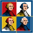 thumbnail image 3 of CafePress - Washington Warhol T Shirt - Men's Classic Cotton T-Shirts, 3 of 3