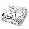 thumbnail image 2 of Bendy And The Ink Machine Blanket, Horror Game Throw Blanket For Bed Sofa Couch, Super Soft Flannel Blanket For Bedroom Livingroom, 60"X50", 2 of 9
