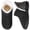 Black, variant on Ecetana Women's Slippers Faux Fur Warm Shoes Foam Indoor Comfortable Home Shoes Winter Fashion Fuzzy Slippers