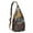 Camel-15, variant on Classic Retro Sling - Timeless Vintage Pattern Crossbody Backpack (Nostalgic Charm, Durable Construction)