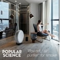 thumbnail image 3 of IQAir Atem X Air Purifier for Large Room in Home, Kitchen, Living Room, Office up to 1650 Sq. ft., HyperHEPA Filters Viruses, Bacteria, Allergies, Asthma, Mold, Pets, Dust, Odor; Made in Germany, 3 of 9