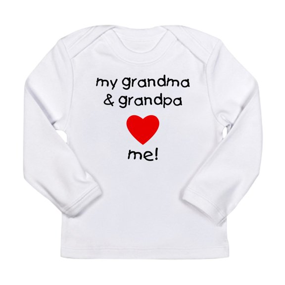 CafePress - My Grandma & Grandpa Lo Long Sleeve Infant T Shirt - Long Sleeve Infant T-Shirt