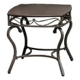 thumbnail image 1 of Pemberly Row Metal Patio Side Table in Chocolate/Matte Brown, 1 of 2