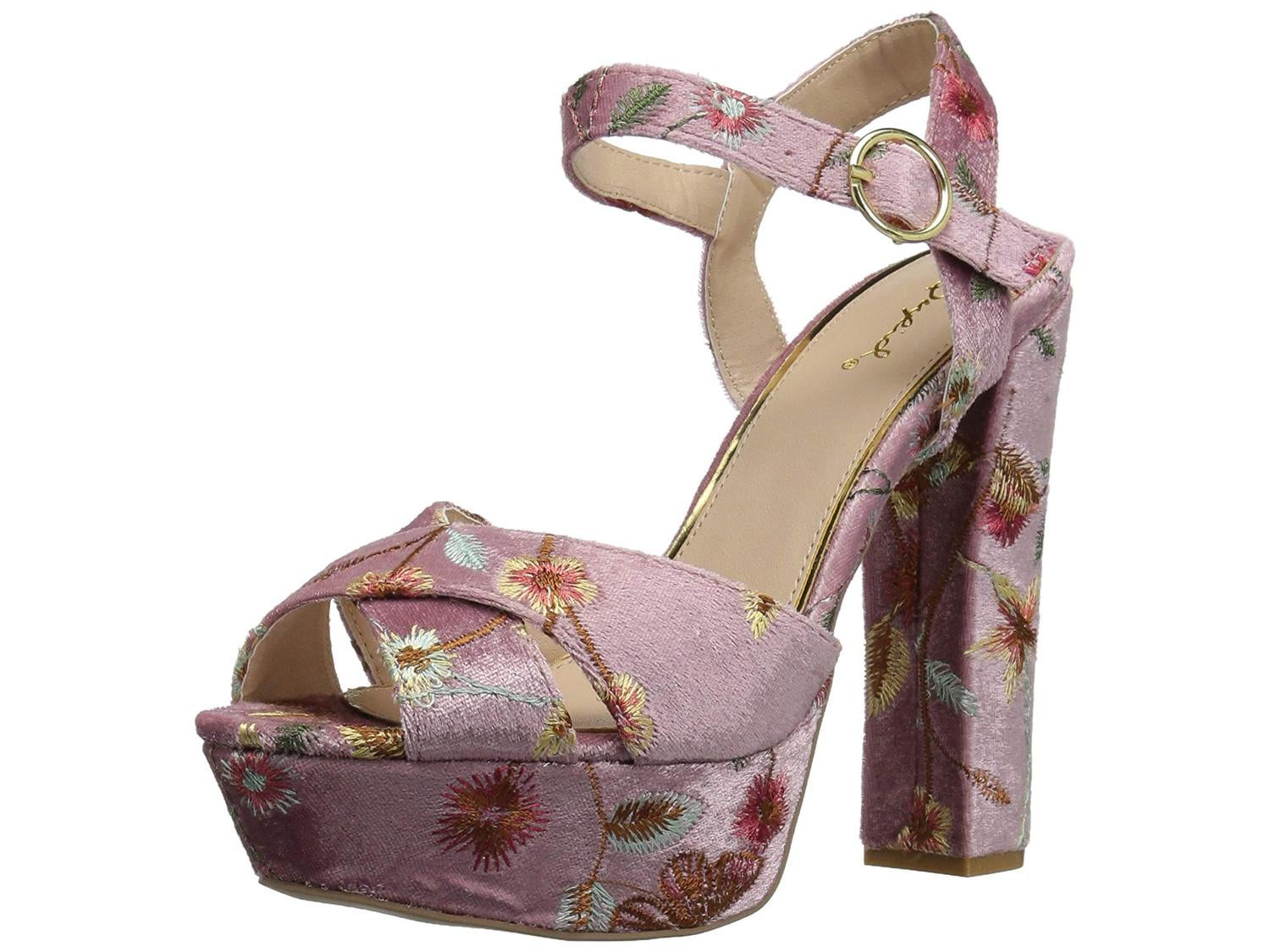 qupid blush sandals