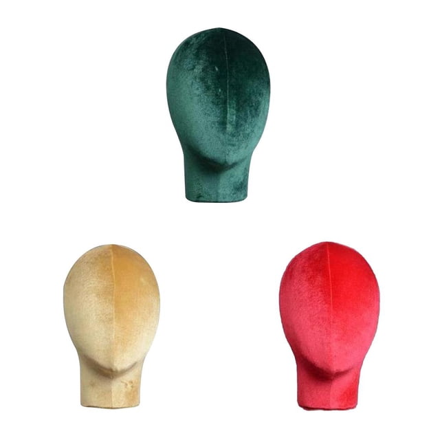 Cabezas de Maniquí de Entrenamiento Yotijar 3 Piezas Verde Unisex