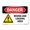 Landscape, variant on OSHA Danger Sign - Mixing And Loading Area | Decal | Protect Your Business, Construction Site, Warehouse & Shop Area | Made in The USA