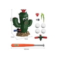 thumbnail image 1 of Juguete rociador de béisbol, lindos juguetes de agua de béisbol con forma de caracol con pelota y bate, juguetes de béisbol con salpicaduras de agua, rociador de agua de béisbol para jardín, patio y, 1 of 6