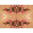 thumbnail image 1 of Ahgly Company Tapis d'Intérieur Lavables en Machine Rectangle Transitionnel Jaune Orange, 2' x 4', 1 of 7