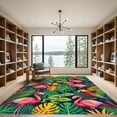 thumbnail image 2 of ODIKA 6'x9' Machine Washable Non-Slip Area Rug, Bohemian Green High Traffic Rug, Green, 1286840, 2 of 7