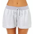 thumbnail image 3 of Women's PJ Harlow PJSB5 Mikel Satin Boxer (Eggnog XL), 3 of 4