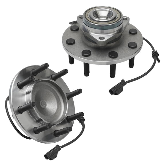 Detroit Axle - Front Wheel Bearing Hubs for 2WD 2003-2005 Dodge Ram 2500 3500 Replacement 2003 2004 2005 Wheel Bearing Hubs Assembly Set, Pair Hubs