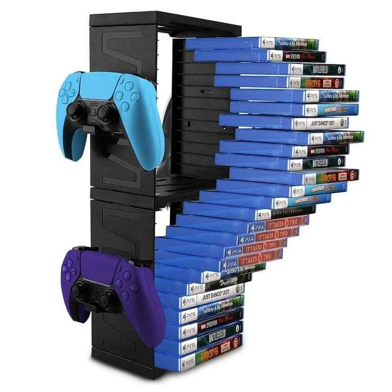 Video Game Storage Tower for PS5 PS4 Xbox Nintendo Switch Games
