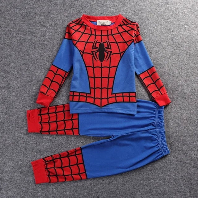 Pijamas de Superhéroes para niños, conjunto de ropa de dormir para niños pequeños, bata infantil para niños, Pijamas de Año Nuevo para niños, Pijamas de Navidad