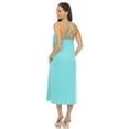 thumbnail image 3 of White Mark Women's Braided Strap Midi Dress, 3 of 6