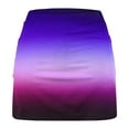 thumbnail image 6 of QATAINLAV Girls Gradient Color Skirts Casual Mini Flare Skirt with Shorts High Waisted Skorts Purple 5-6Years Gifts for Girls, 6 of 7