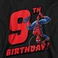 thumbnail image 3 of Spider-Man Boys/Girls Pull Over 9th Birthday Hoodie, 3 of 4