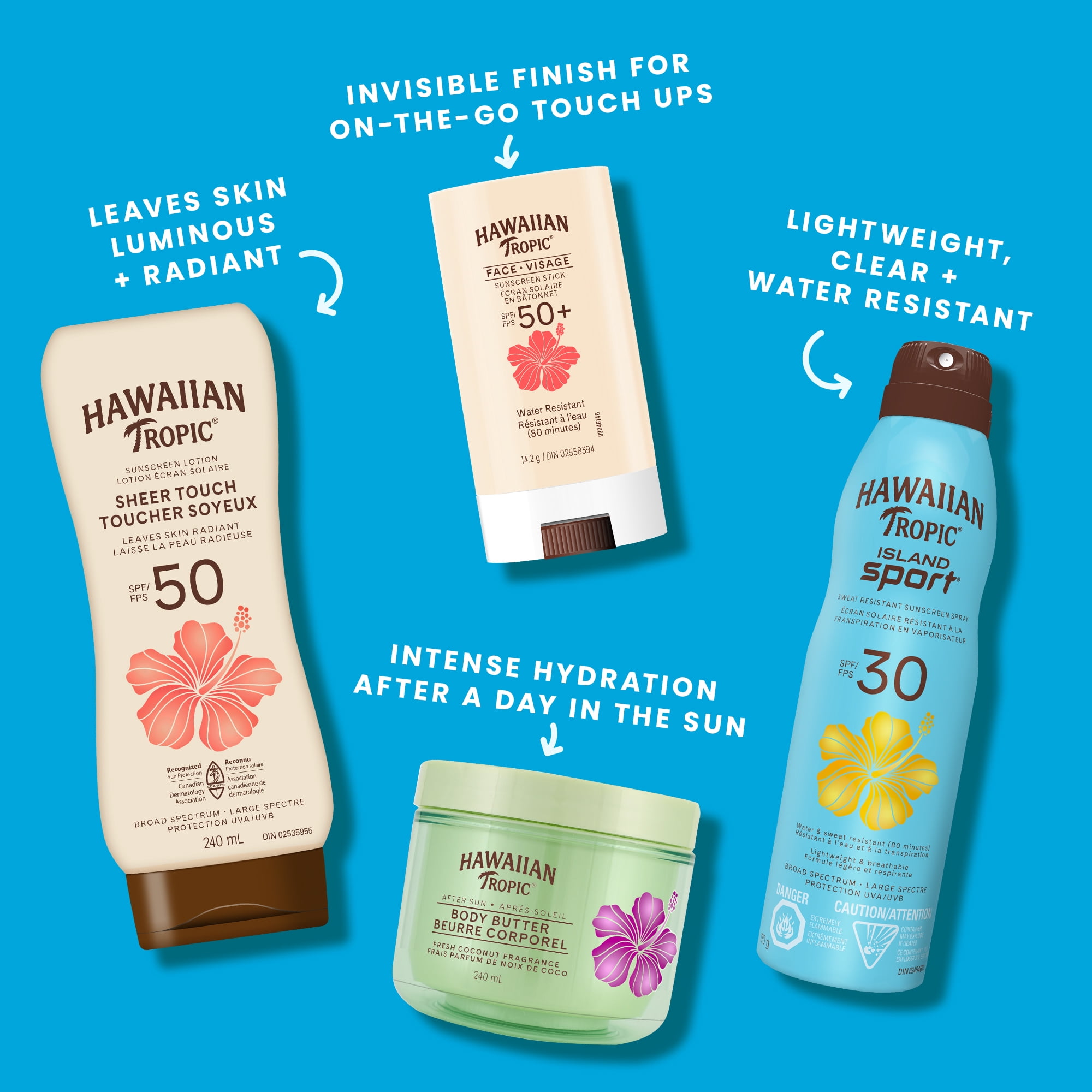 Hawaiian Tropic® Island Sport® Bruine Écran Solaire Fps 30