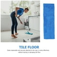 thumbnail image 5 of Stri Microfiber Dust Mop Refill Mop Head Covers Replacement Coral Mop Pad for Household Cleaning (Blue), 5 of 7