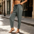thumbnail image 7 of Sevevn Women’s High-Waisted Ankle-Length Tapered Pants Versatile Casual & Work Trousers with Side Pockets, 7 of 7
