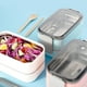 thumbnail image 2 of Toystoory Fiambrera portátil de acero inoxidable PP, contenedor de almacenamiento de alimentos frescos, Bento, microondas, cajas de horno para viajes al Cocina y Comedor Rosa Doble Capa Toystoory HA072616-04B, 2 of 6