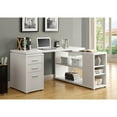 thumbnail image 4 of Monarch Specialties I 7023 Computer Desk, Corner, Work, Laptop, White Laminate, 4 of 4