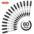 thumbnail image 4 of Shuttle Art Black Dry Erase Markers, 60 Pack Magnetic Whiteboard Markers with Erase,Fine Point Dry Erase Markers Perfect For Writing on Whiteboards, Dry-Erase Boards,Mirrors for School Office Home, 4 of 4