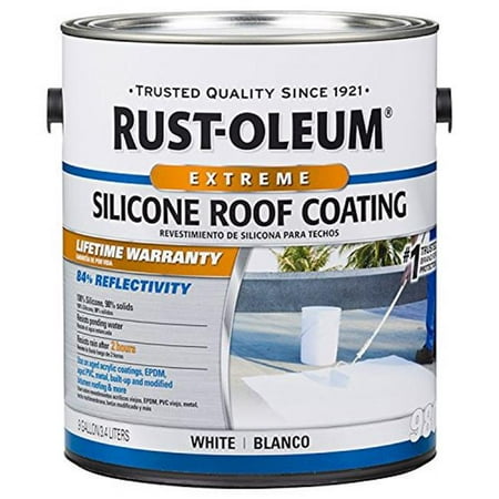 Rust-Oleum 308666 980 Silicone Roof Coating white (Best Silicone Roof Coating)