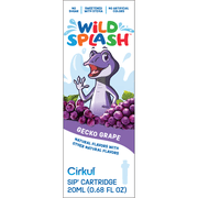 (2 pack) Cirkul Wild Splash Gecko Grape Flavor Cartridge, Drink Mix, 1-Pack