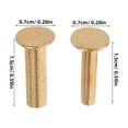 thumbnail image 2 of GETAJGHSD Stainless Steel Repair Kit Copper 4 Pairs For Knife Handle Fixing, 2 of 8