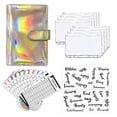 thumbnail image 1 of A6 Binder Budget Planner Notebook Covers Folder Size 6 Hole Pockets, 1 of 5