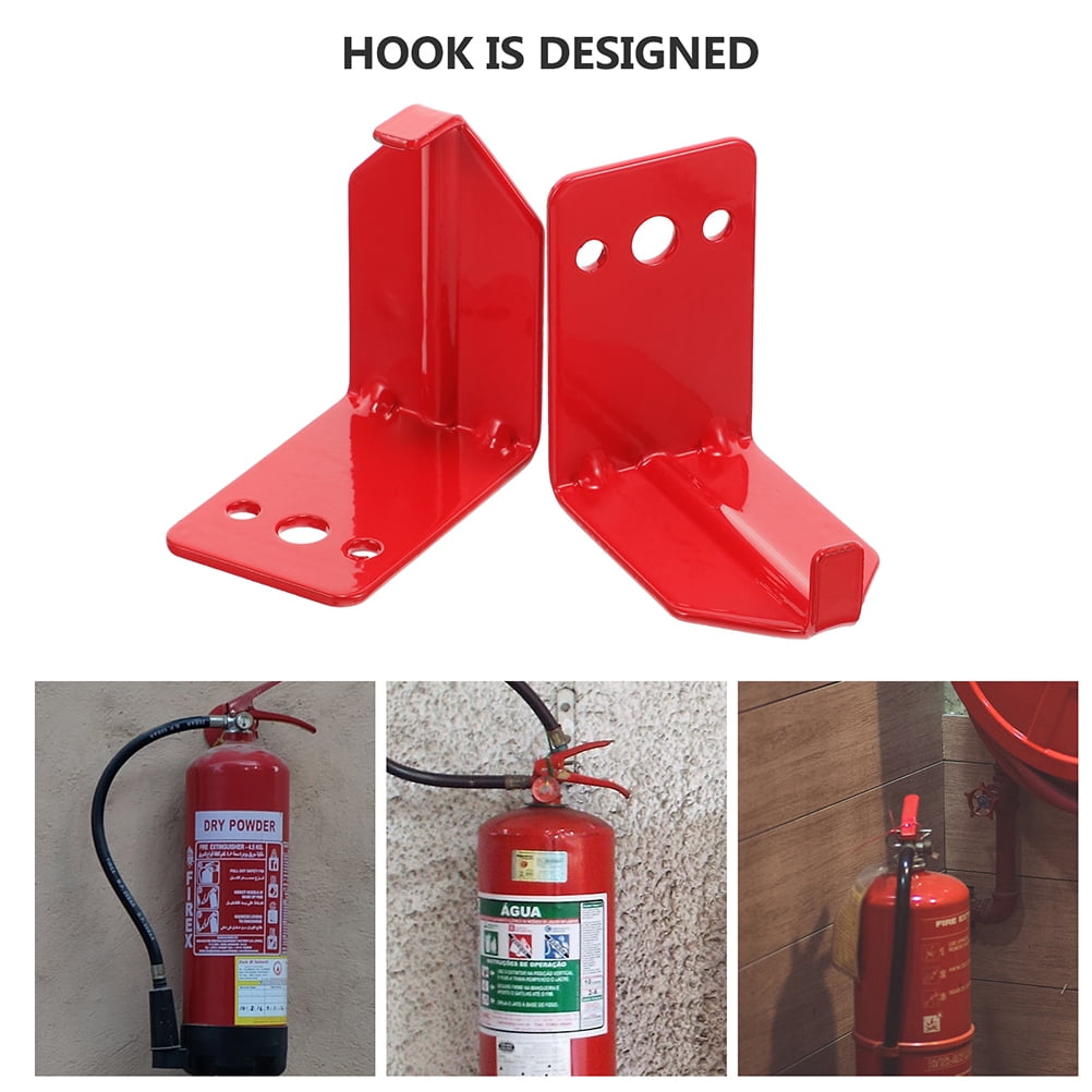 Worgeous 1 Set of Fire Extinguisher Mount Fire Extinguisher Wall Hook for Office with Accessories