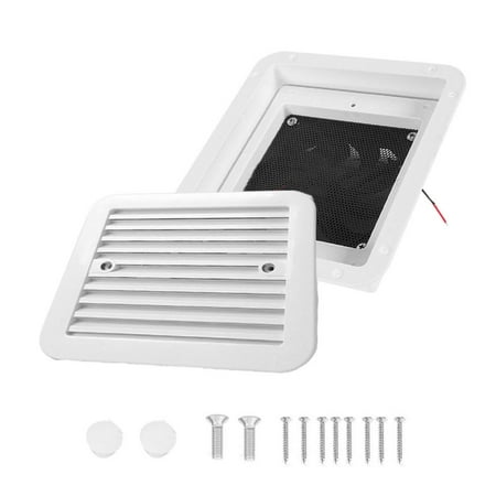 

Rv Side Exhaust Vent Exhaust Fan Side Heat Dissipation Vent Louver Air Outlet