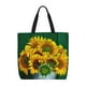 thumbnail image 1 of Balery Sunflowers in Bucket Bolsa de Mano para Mujeres con Cremallera, Bolsa de Gimnasio con Compartimentos, Bolsa para Laptop, Bolsa para Trabajo, 1 of 7
