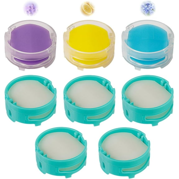 8 Pack 1541FC3000 Odor Neutralizer Technology Vacuum Replacement Cartridges Compatible with Shark AZ3000 AZ3002 HZ3000 HZ3002 IZ862H IZ562H ZD550 Vacuum Cleaner & Air Purifier, Teal, Original