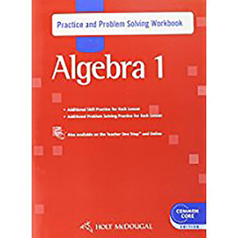 algebra 1 practice and problem solving workbook answers
