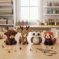 thumbnail image 4 of UQVIY 2026 Tiny 3D Beaded Animal DIY Kit, 4-Pack Beginner Bead Animal Making Kit, Mini 3D Animals Bead Pets Kit for Adults & Teens - Stress Relief Handmade Decoration Gift (Farm Cuties), 4 of 9