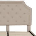 thumbnail image 6 of Flash Furniture Brighton Full Size Tufted Upholstered Platform Bed in Beige Fabric, 6 of 11