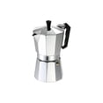 thumbnail image 1 of Cafetera italiana portátil de aluminio plateado, 6 tazas, 300 ml, 1 of 1